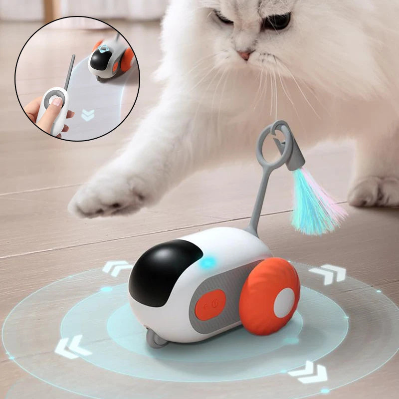 Remote Control Self-Moving Interactive Cat Toy