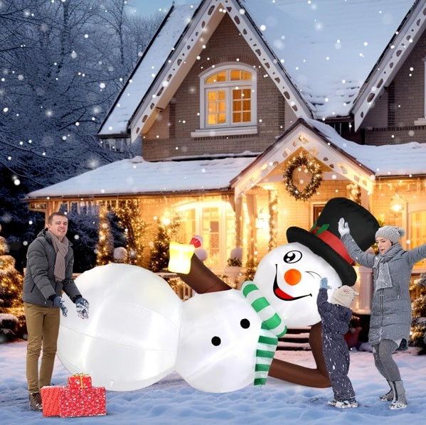 Funny Blow Up Yard Decorations With Built-in LED Lights