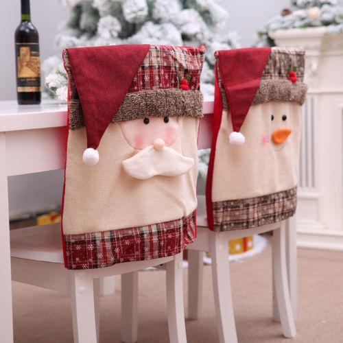 High quality Christmas Chairs Set Christmas goods table decorated