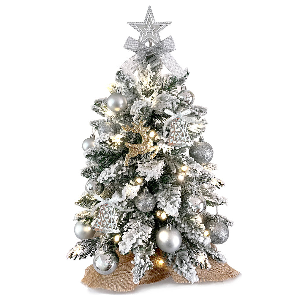 2ft Mini Christmas Tree With Light Artificial Small Tabletop