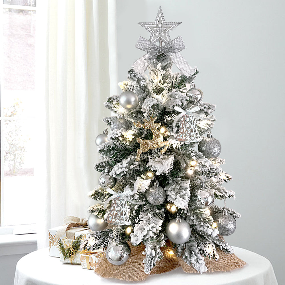 2ft Mini Christmas Tree With Light Artificial Small Tabletop