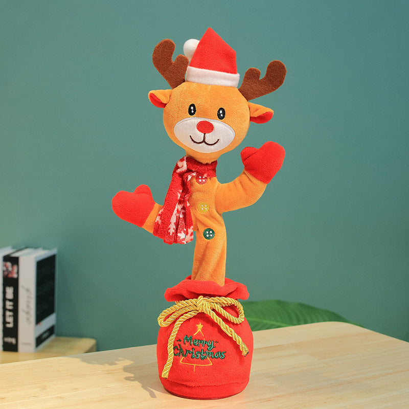 Dancing Christmas Toys Funny Tree Repeat Talking