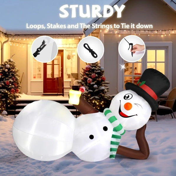 Funny Blow Up Yard Decorations With Built-in LED Lights