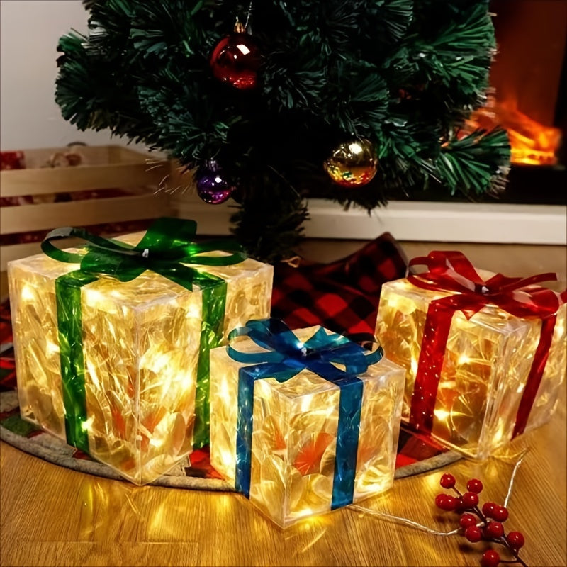 3-piece Folding Christmas Gift Box