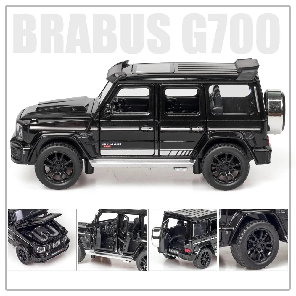 1/32 G700 Alloy Car Model Simulation Toy Diecast Vehicles Off-road SUV With Sound N Light Collectible Kids' Gift 111