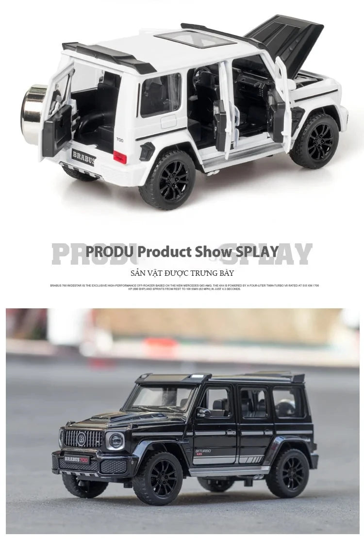 1/32 G700 Alloy Car Model Simulation Toy Diecast Vehicles Off-road SUV With Sound N Light Collectible Kids' Gift 111