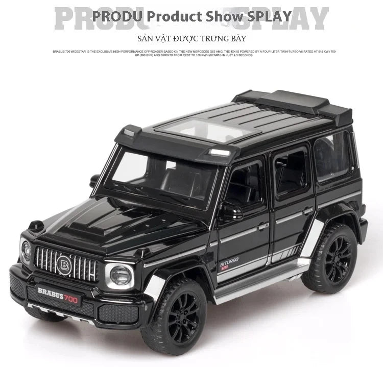 1/32 G700 Alloy Car Model Simulation Toy Diecast Vehicles Off-road SUV With Sound N Light Collectible Kids' Gift 111