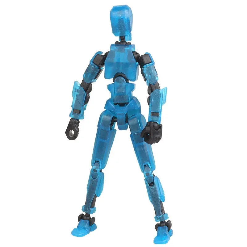 1/2/4/9pcs Luminous Titan 13 Action Figures T13 Figure 3D Printed Multi-Jointed Movable Lucky 13 Action Figure Nova Figure Dummy