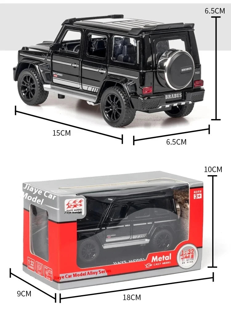 1/32 G700 Alloy Car Model Simulation Toy Diecast Vehicles Off-road SUV With Sound N Light Collectible Kids' Gift 111