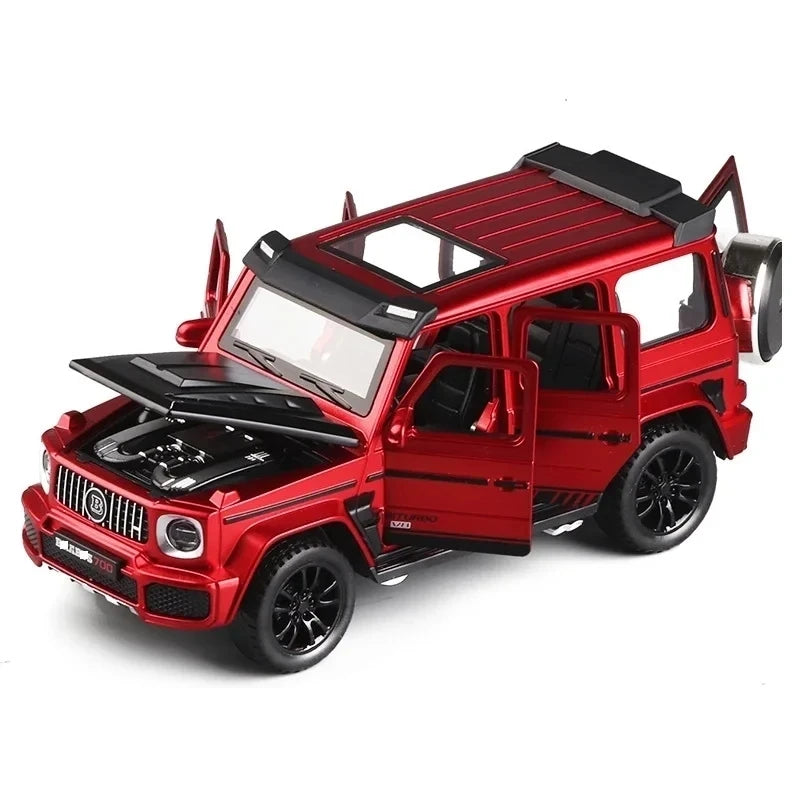 1/32 G700 Alloy Car Model Simulation Toy Diecast Vehicles Off-road SUV With Sound N Light Collectible Kids' Gift 111