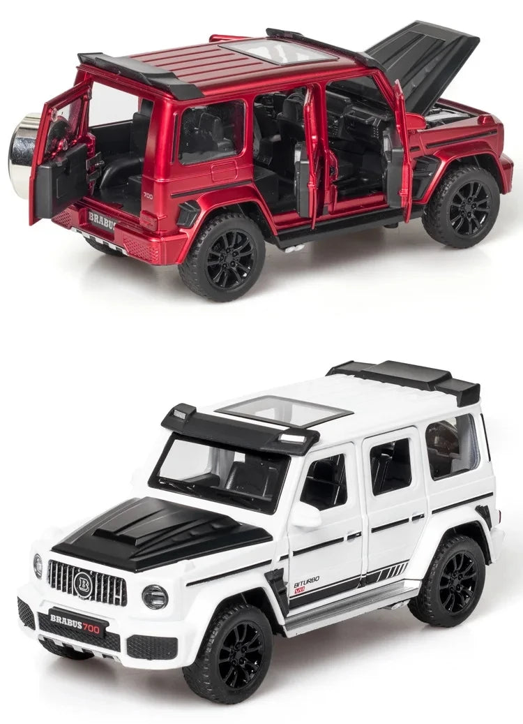 1/32 G700 Alloy Car Model Simulation Toy Diecast Vehicles Off-road SUV With Sound N Light Collectible Kids' Gift 111