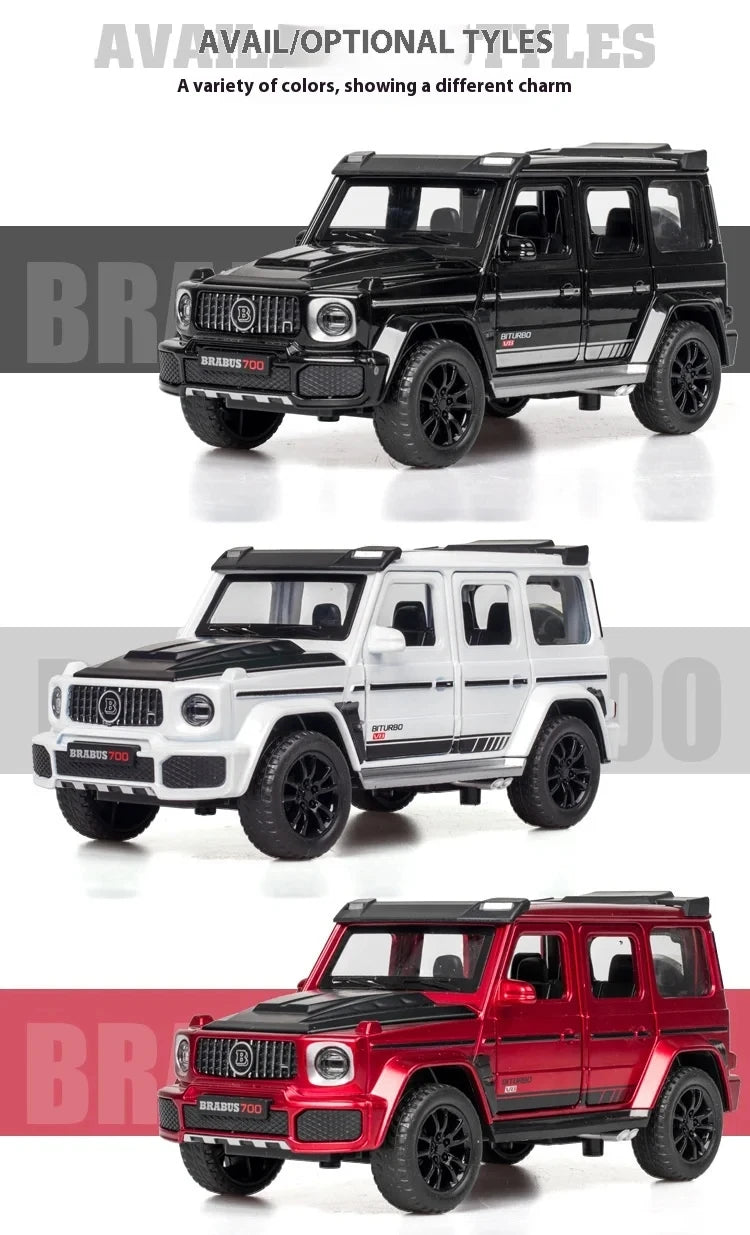 1/32 G700 Alloy Car Model Simulation Toy Diecast Vehicles Off-road SUV With Sound N Light Collectible Kids' Gift 111