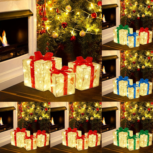 3-piece Folding Christmas Gift Box