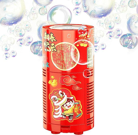 Portable Automatic Bubble Machine With Lights And Closeable Music,